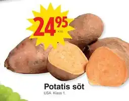 Matöppet Potatis söt, SEK 24.95 erbjuda