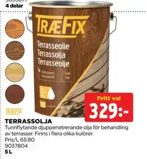 Jem&Fix TERRASSOLJA, SEK 329 erbjuda