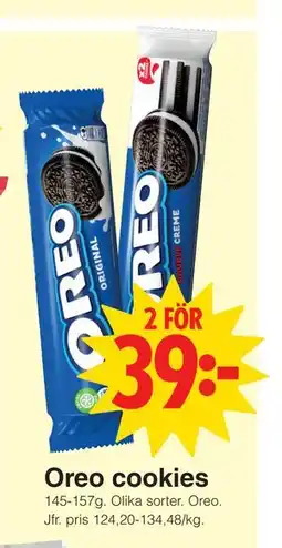 Matöppet Oreo cookies, SEK 39 erbjuda