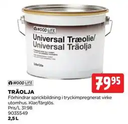 Jem&Fix TRÄOLJA, SEK 79.95 erbjuda