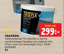 Jem&Fix TAKFÄRG, SEK 299 erbjuda