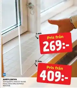 Jem&Fix AKRYLSKIVA erbjuda