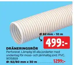 DRÄNERINGSRÖR