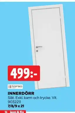 Jem&Fix INNERDÖRR, SEK 499 erbjuda