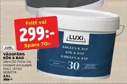 Jem&Fix VÄGGFÄRG KÖK & BAD, SEK 299 erbjuda