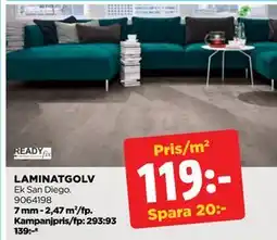 Jem&Fix LAMINATGOLV, SEK 119 erbjuda