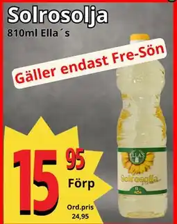 Supergrossen Solrosolja, SEK 15.95 erbjuda