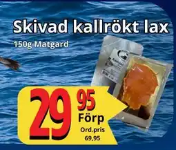 Supergrossen Skivad kallrökt lax, SEK 29.95 erbjuda