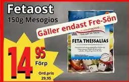 Supergrossen Fetaost, SEK 14.95 erbjuda