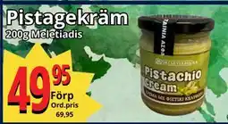 Pistagekräm, SEK 49.95