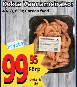 Supergrossen Kokta Vannameiräkor, SEK 99.95 erbjuda