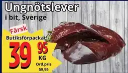 Supergrossen Ungnötslever, SEK 39.95 erbjuda