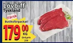 Supergrossen Lövbiff, SEK 179 erbjuda