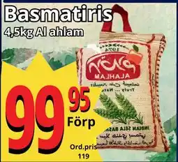Supergrossen Basmatiris, SEK 99.95 erbjuda