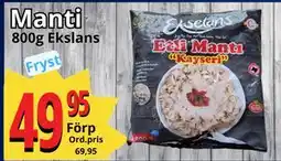 Manti, SEK 49.95
