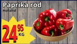 Supergrossen Paprika röd, SEK 24.95 erbjuda