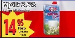 Supergrossen Mjölk 3,5%, SEK 14.95 erbjuda