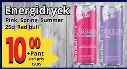 Supergrossen Energidryck, SEK 10 erbjuda