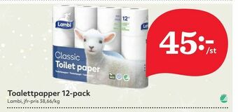 Hemköp Toalettpapper 12-pack erbjuda