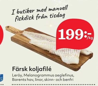 Hemköp Färsk koljafilé erbjuda