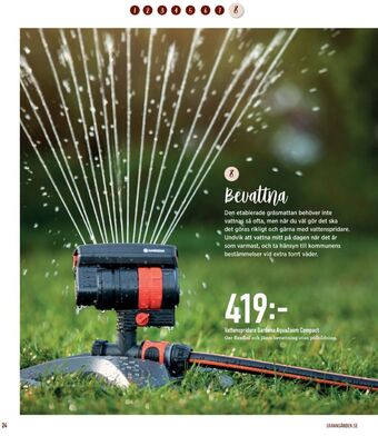 Granngården Gardena Vattenspridare erbjuda