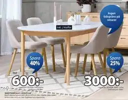 JYSK MARSTRAND bord, SEK 3000 erbjuda