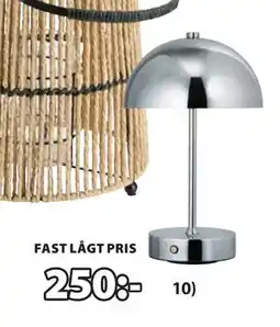 JYSK KENT batterilampa, SEK 250 erbjuda