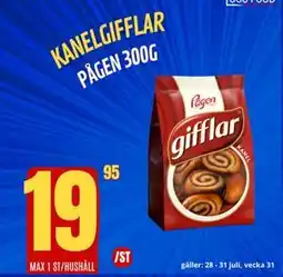 Lucu Food Kanelgifflar, SEK 19.95 erbjuda