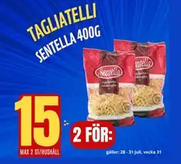 Lucu Food TAGLIATELLI SENTELLA, SEK 15 erbjuda