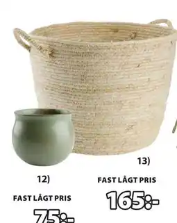 JYSK JUSTIN korg, SEK 165 erbjuda