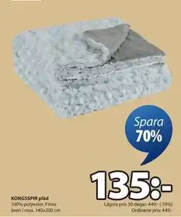 JYSK KONGSSPIR pläd, SEK 135 erbjuda