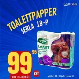 Lucu Food SERLA, SEK 99.95 erbjuda