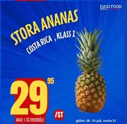 Lucu Food Stora Ananas, SEK 29.95 erbjuda