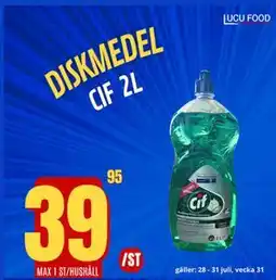 Lucu Food CIF 2L, SEK 39.95 erbjuda