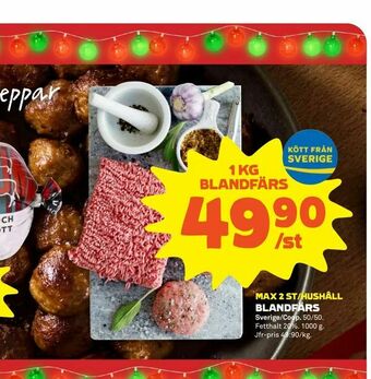 Stora Coop Blandfärs erbjuda