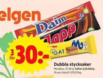 ICA Supermarket Dubbla stycksaker erbjuda