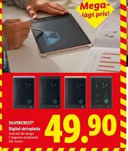 Lidl SILVERCREST Digital skrivplatta, SEK 49.9 erbjuda