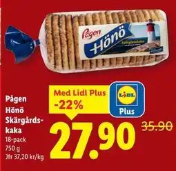 Lidl Pågen Hönö Skärgårdskaka, Pris i appen erbjuda