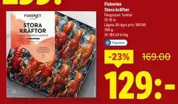 Lidl Fiskeriet Stora kräftor, SEK 129 erbjuda