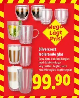 Lidl Silvercrest Isolerande glas, SEK 99.9 erbjuda