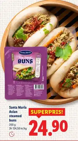 Lidl Santa Maria Asian steamed buns, SEK 24.9 erbjuda
