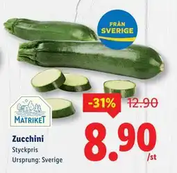Lidl Zucchini, SEK 8.9 erbjuda