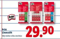 Lidl Pritt Limmstift, SEK 29.9 erbjuda