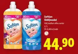 Lidl Softlan Sköljmedel, SEK 44.9 erbjuda