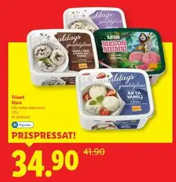Lidl Triumf Glass, SEK 34.9 erbjuda