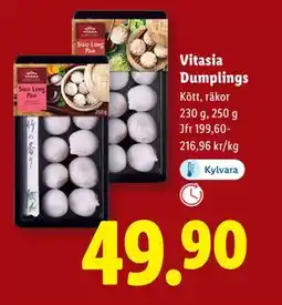 Lidl Vitasia Dumplings, SEK 49.9 erbjuda