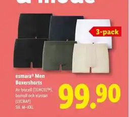 Lidl esmara Men Boxershorts, SEK 99.9 erbjuda