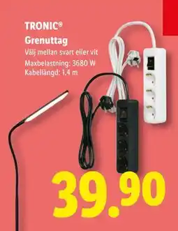 Lidl TRONIC Grenuttag, SEK 39.9 erbjuda