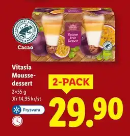 Lidl Vitasia Moussedessert, SEK 29.9 erbjuda