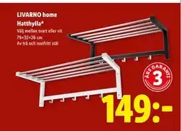 Lidl LIVARNO home Hatthylla, SEK 149 erbjuda